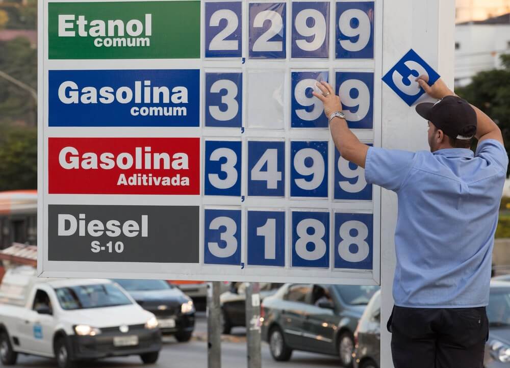 aumento da gasolina